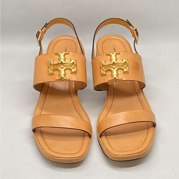 Tory Burch Eleanor Block-Heel Slingback Sandals size 10.5 - Picture 2 of 13